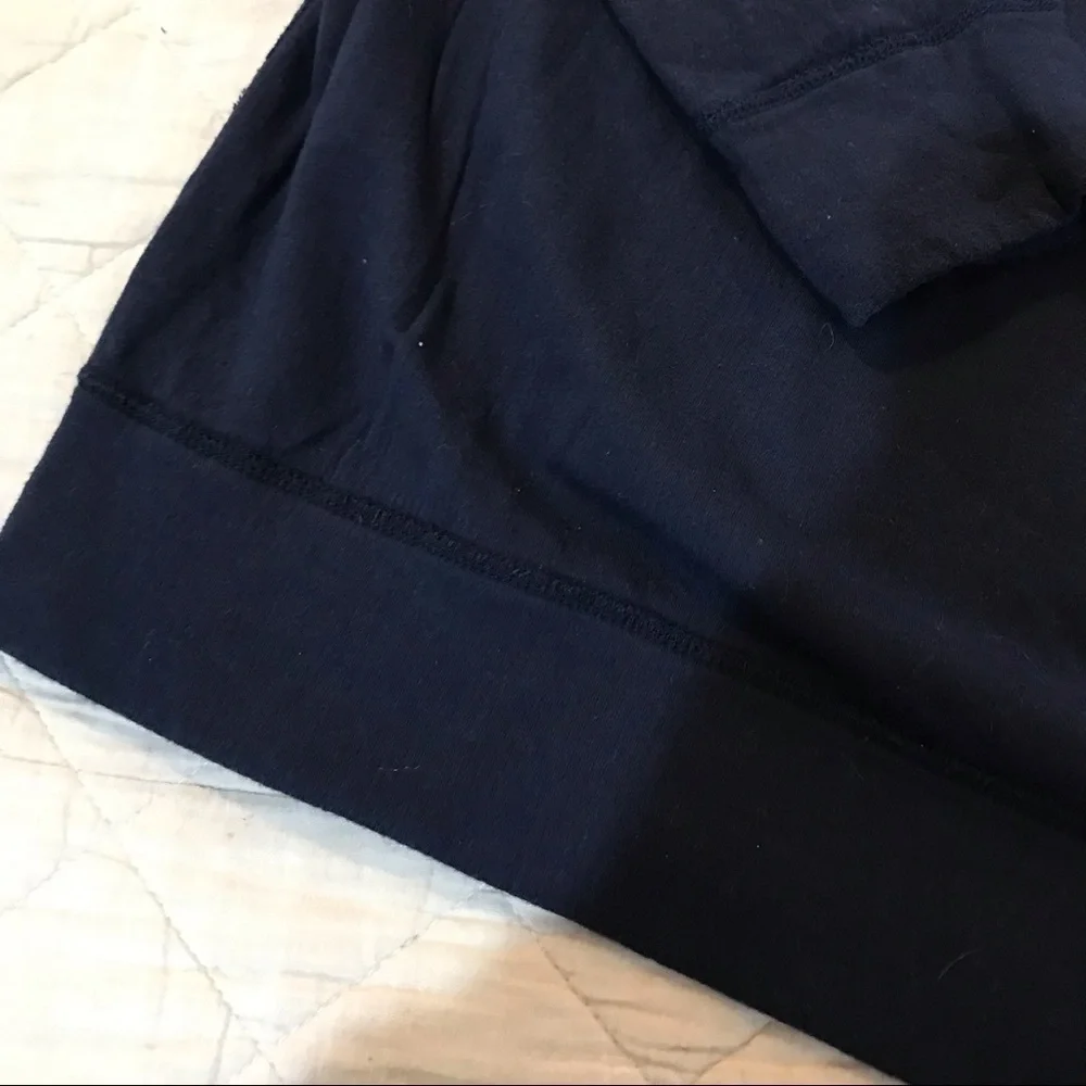 🚤J Crew Navy Zip Lightweight Sweatshirt